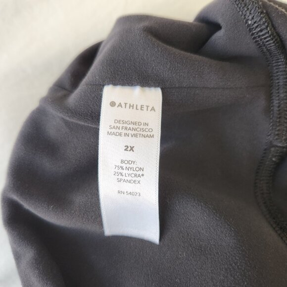 Athleta Elation Ultra High Rise 7/8 Tights Black 2X - Picture 10 of 12